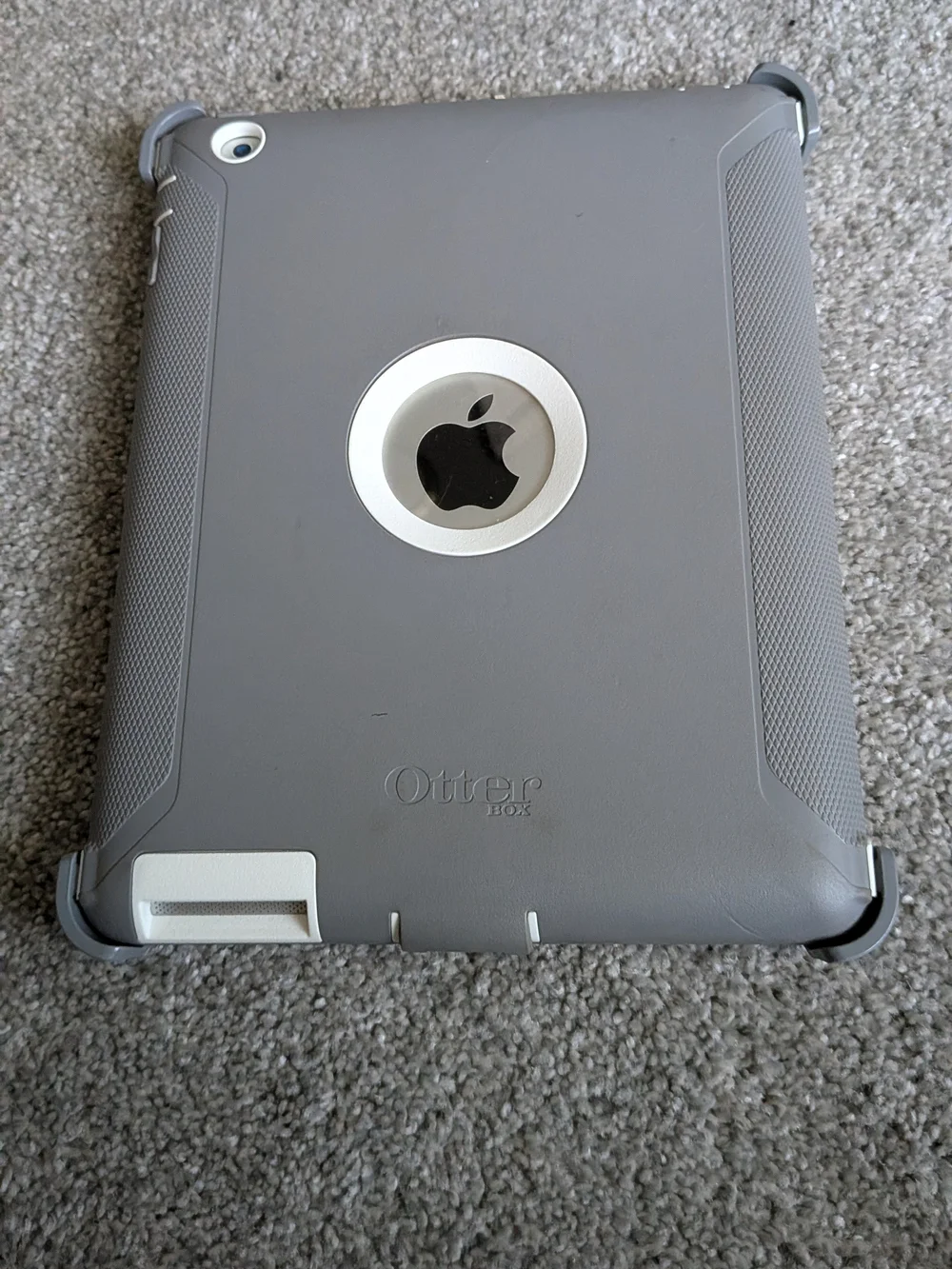 OtterBox Gray Rugged Tablet Case for iPad, iPad Is In Included.